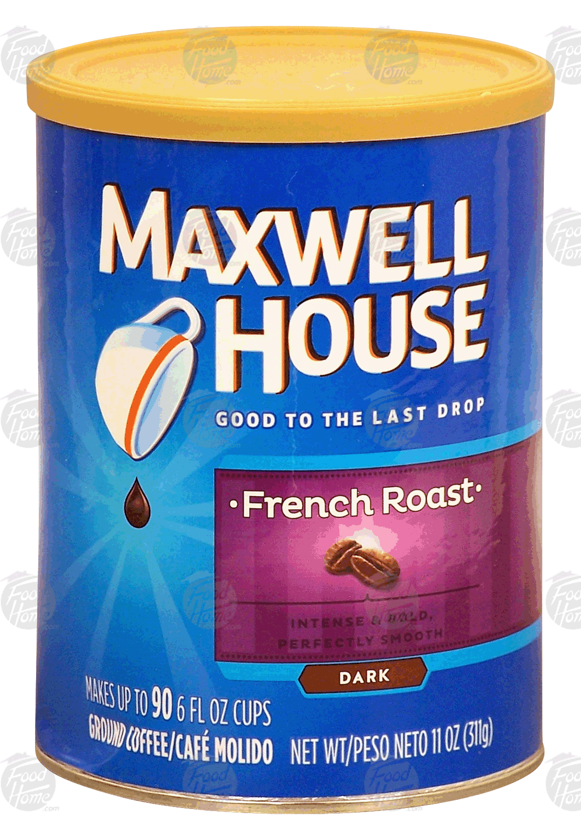 Maxwell House French Roast dark ground coffee, makes up to 90 6-fl. oz. cups Full-Size Picture